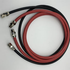 Κόκκινος και μαύρος ρευστός λαστιχένιος εύκαμπτος αεραγωγός δοχείων πίεσης για το χρώμα με το μήκος 6ft 12ft 25ft 50ft