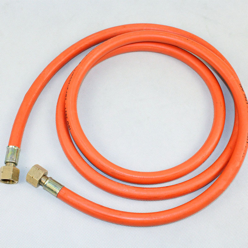Πορτοκαλιά λαστιχένια ταυτότητα συνελεύσεων μανικών αερίου LPG των BS EN559 ομαλή επιφάνεια 6mm 13mm