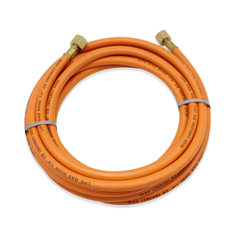 EN16436 5/16» υψηλή πίεση σωλήνων αερίου LPG NBR υλική πορτοκαλιά λαστιχένια