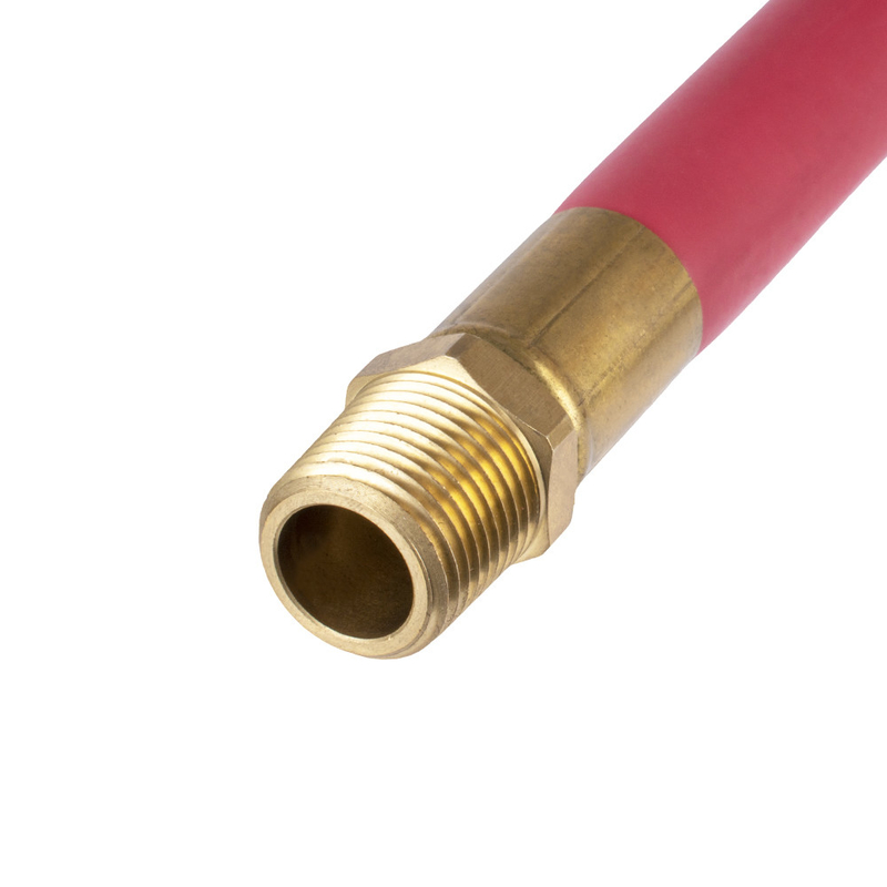 Κόκκινο EPDM 1/2' X 50FT με NPT ανδρικό σωλήνα αεραγωγού από καουτσούκ για συμπιεσμένο αέρα