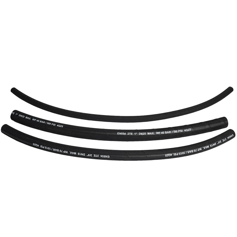 EN854 3TE Υφασματικό πλεγμένο υδραυλικό σωλήνα με ανθεκτικό στο λάδι συνθετικό καουτσούκ και υψηλής αντοχής υφαντική ενίσχυση MSHA / CE Εγκρίθηκε