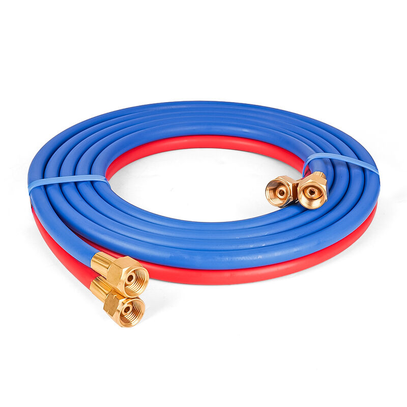EPDM Συνθετικό καουτσούκ Twin Welding Hose ISO 3821 Πιστοποιημένο για οξυγόνο ακετυλένιο με πίεση εργασίας 300 psi